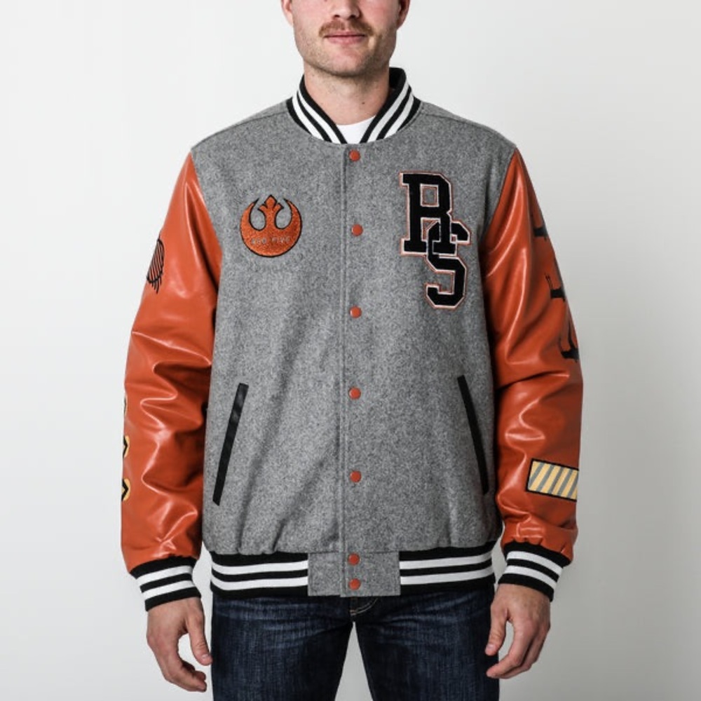 Star Wars ROGUE SQUADRON VARSITY JACKET - Medium - Heroes & Villains - NWT